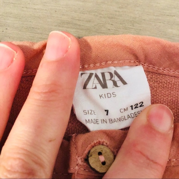 ZARA boys short sleeve shirt size 7 - Picture 2 of 7